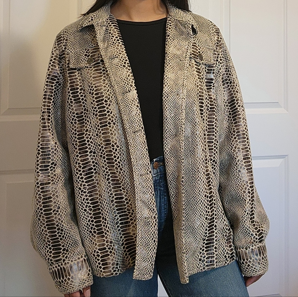 Women's Snake Print Jacket
